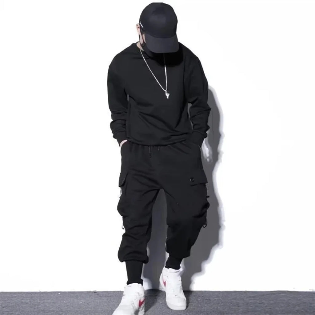 Workwear Pants for Men, Trendy Men's Clothing Spring and Autumn, Trendy Brand Workwear Pants Men's Sport Harem Trousers Male
