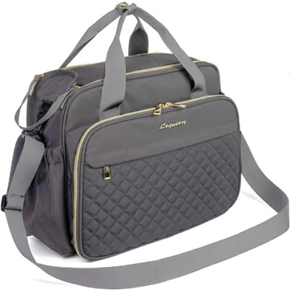 Baby Crossbody Nappy Bag,Baby Diaper Bag Tote,Large Shoulder Wide Opening Travel Messenger Crossbody Bag Mummy Baby Nappy Bag