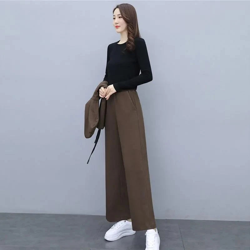 Fashionable Casual Women's Set  Autumn New Style Elegant Youthful Slimming Leisure Sports Ensemble Direct Sale at Low Price