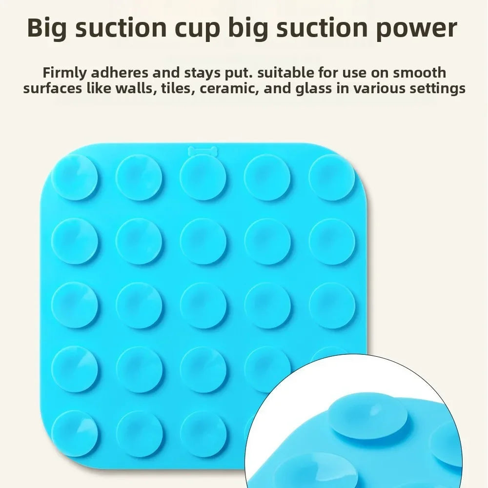 New Pet Silicone Licking Mat Slow Food Maker with Powerful Suction Cup Anti-slip Dog and Cat Feeding Mat Pet Food Mat