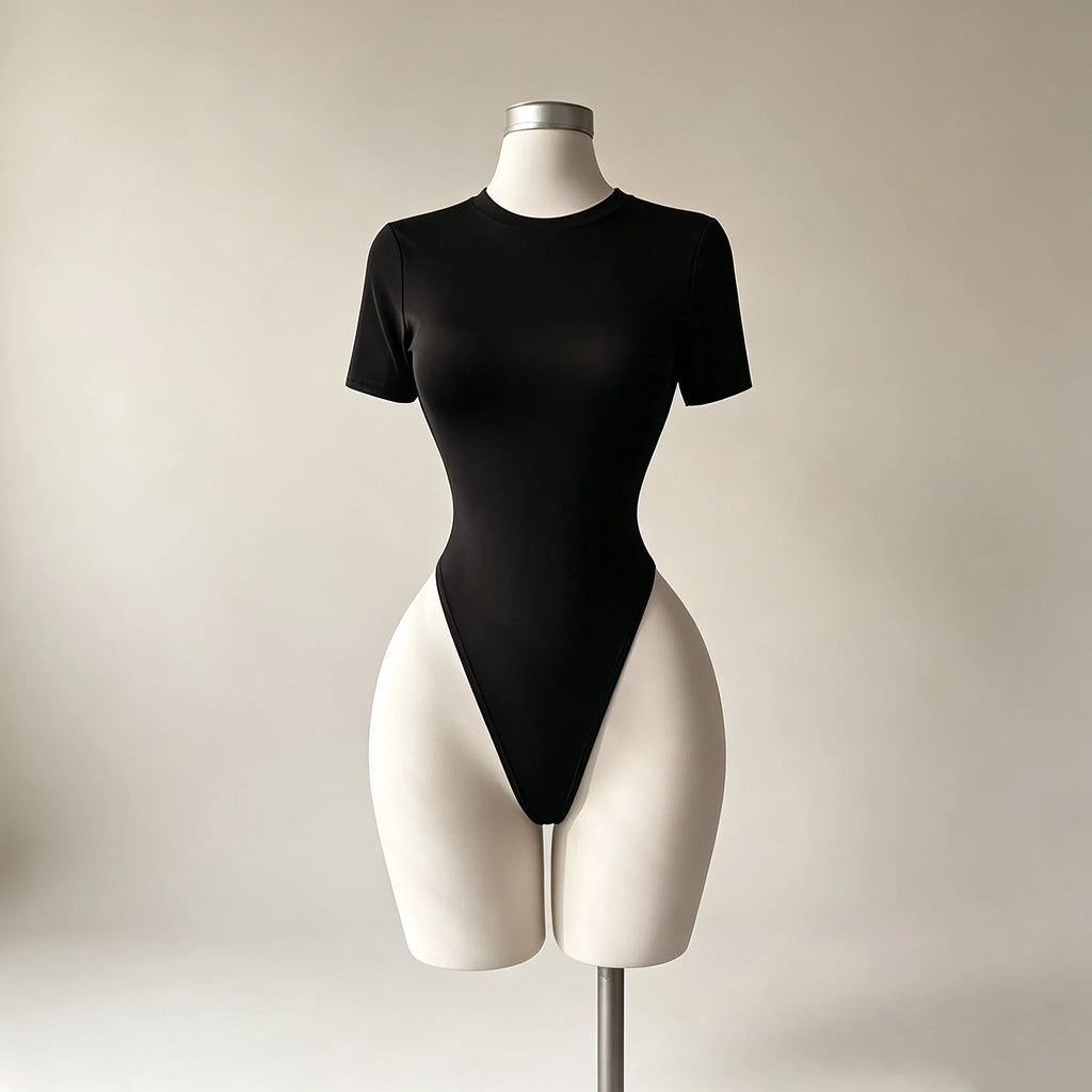 Women's Sports High-Quality Backless Bodysuit Basic Solid Color Comfortable Fit Underwear Open Back Tops & Tees Clothes