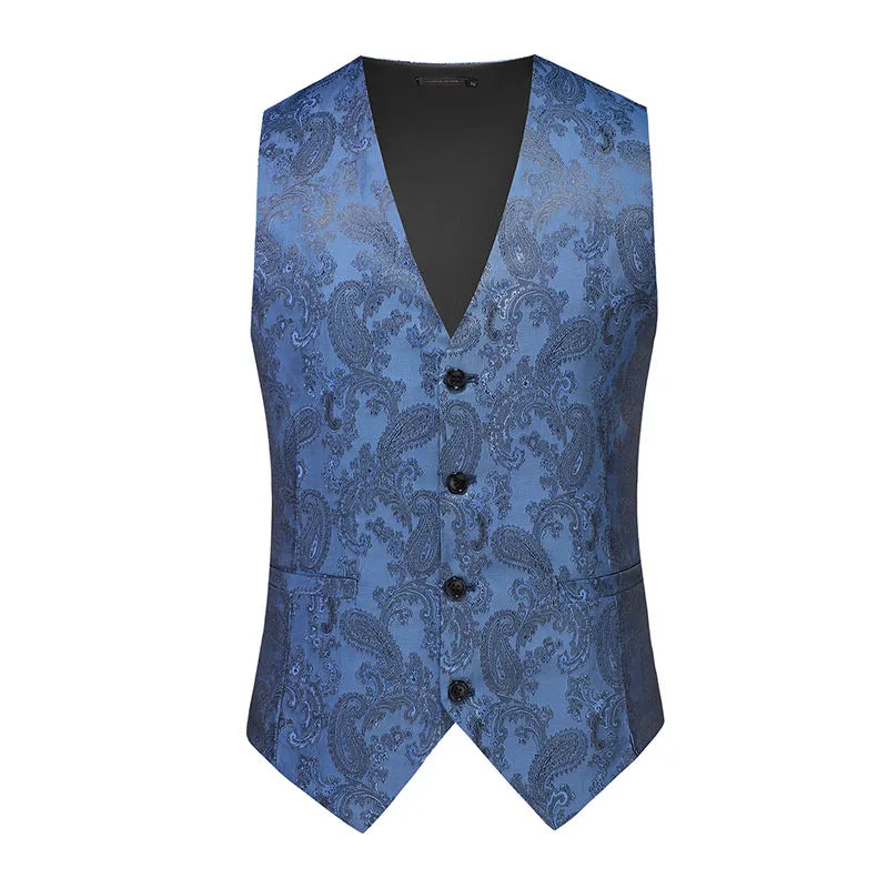 Men's Suit Vests: Solid-Color and Printed Vests for Weddings and Proms—Men's Evening Wear