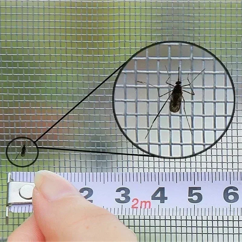 Customizable Size Window Screen No Drilling Removable Reusable Anti-mosquito Window Net mosquito Mesh insect proof for windows ﻿