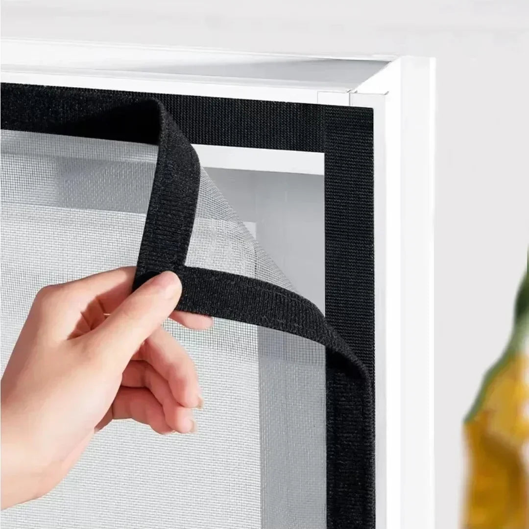 Customizable Size Window Screen No Drilling Removable Reusable Anti-mosquito Window Net mosquito Mesh insect proof for windows ﻿